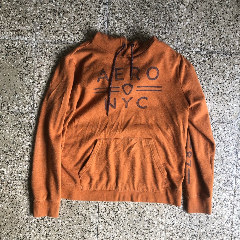 🍂🍂Aerpostale burnt orange hoodie🍂🍂 size L